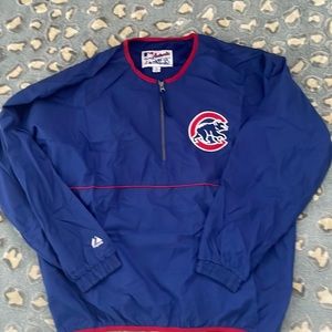 Authentic MLB player Chicago cubs warm up jacket Size XL